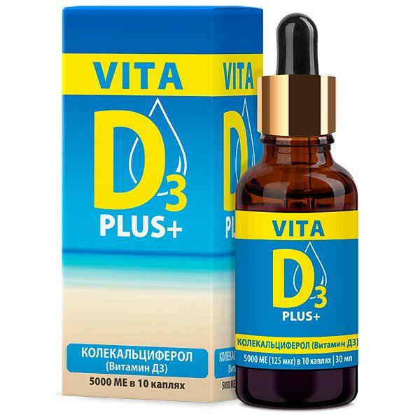 Витамин Д анис Vita D3/Вита Д3 раствор водный 500МЕ/кап 30мл