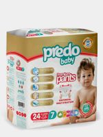 Подгузники-трусики для детей Baby Predo/Предо 17+ кг 24шт р.7