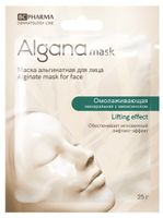 Маска альгинатная для лица Algana/Альгана Lifting Effect омолаживающая минеральная с миоксинолом 25 г