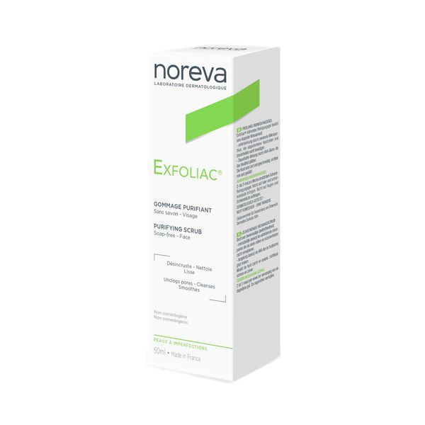 Скраб для лица очищающий Exfoliac Noreva/Норева 50мл