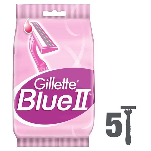 Одноразовая женская бритва Gillette (Жиллетт) Blue 2, 5 шт. фото №2