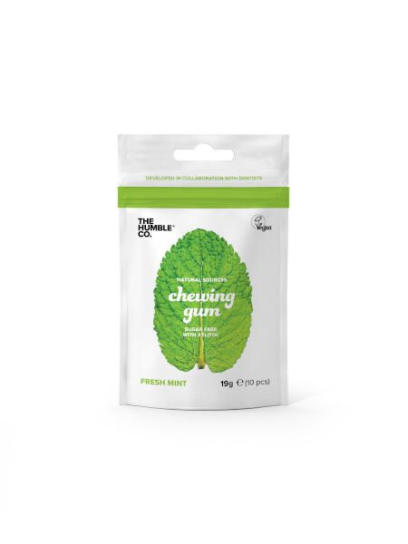 Резинка жевательная натуральная свежая мята natural chewing gum Humble CO. 19г