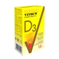 Витрум Витамин Аква Д3 масляный раствор для приема внутрь фл.-дозат. 15мл миниатюра фото №2