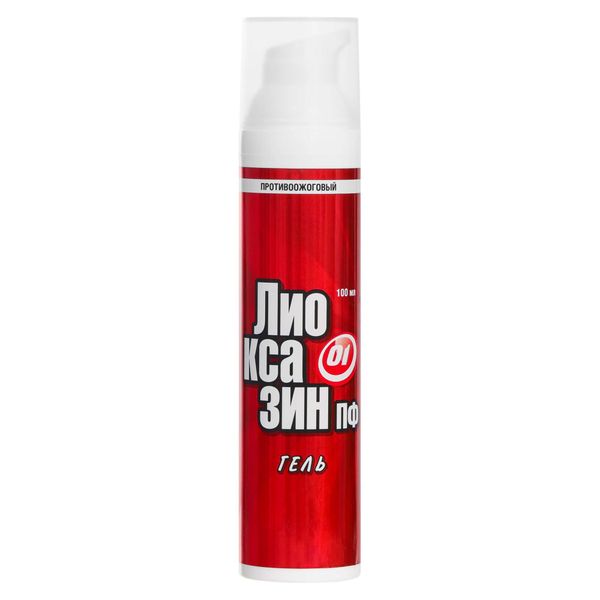 Гель-ПФ гидрогелевый противоожоговый стерильный Лиоксазин диспенсер 100мл 747₽