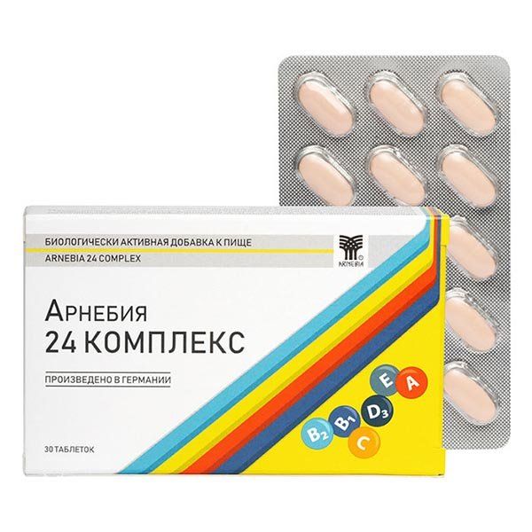 Комплекс 24 Арнебия таблетки 1,45г 30шт