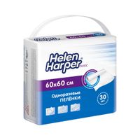 Пеленки впитывающие Basic Helen Harper/Хелен харпер 60х60см 30шт миниатюра фото №2