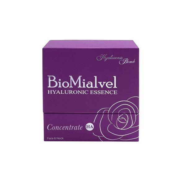 Концентрат эссенции гиалуроновой кислоты для кожи лица и шеи амп. BioMialvel/БиоМиалвел 1мл 30шт