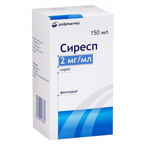 Сиресп в компл. с дозатором сироп 0,002г/мл 150мл