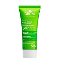 Крем-скраб для жирной кожи очищающий с эко-гранулами Seracin Librederm/Либридерм туба 75мл миниатюра фото №3