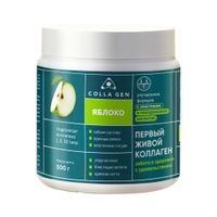 Гидролизат коллагена с гиалуроновой кислотой вкус яблока Colla Gen 500г