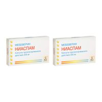 2Х Ниаспам капсулы с пролонгированным высвобождением 200мг 30шт