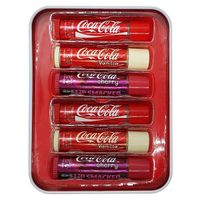 Набор coca-cola annual tin-pixel Lip smacker 6 х 4г