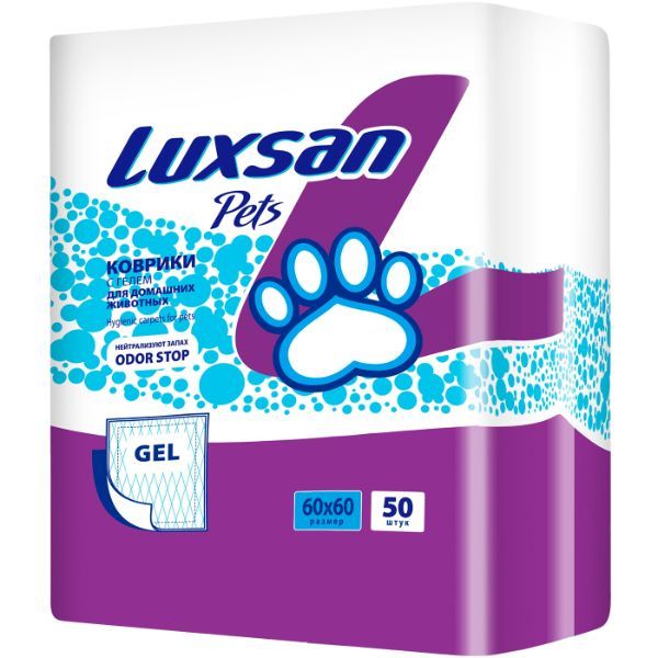 Коврики для животных Premium Gel Luxsan 60х60см 50шт коврики для животных premium gel luxsan 60х60см 50шт