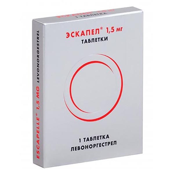 Эскапел таблетки 1,5мг 1шт