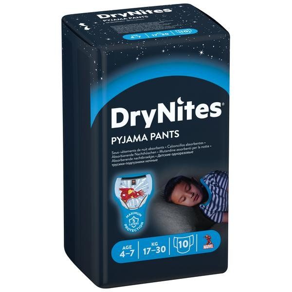 Трусики Huggies/Хаггис DryNites для мальчиков (4-7 лет) 10 шт. фото №10