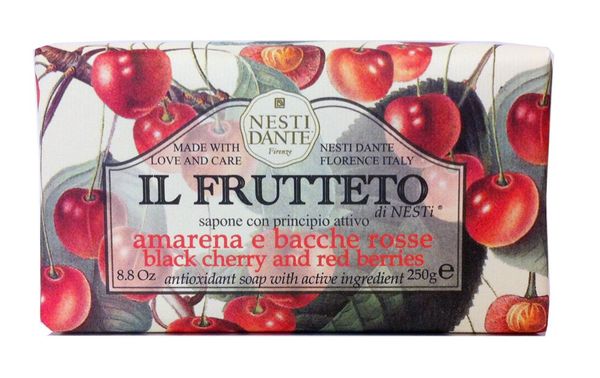 Мыло Nesti Dante (Нести Данте) туалетное твердое Черешня и красные ягоды 250 г