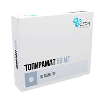 Топирамат таблетки п/о плен. 50мг 30шт, миниатюра фото №6