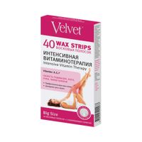 Полоски восковые для тела Интенсивная витаминотерапия Velvet/Вельвет 20шт