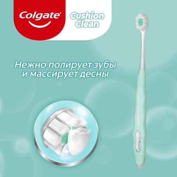 Зубная щетка мягкая Cushion Clean Colgate/Колгейт фото №8