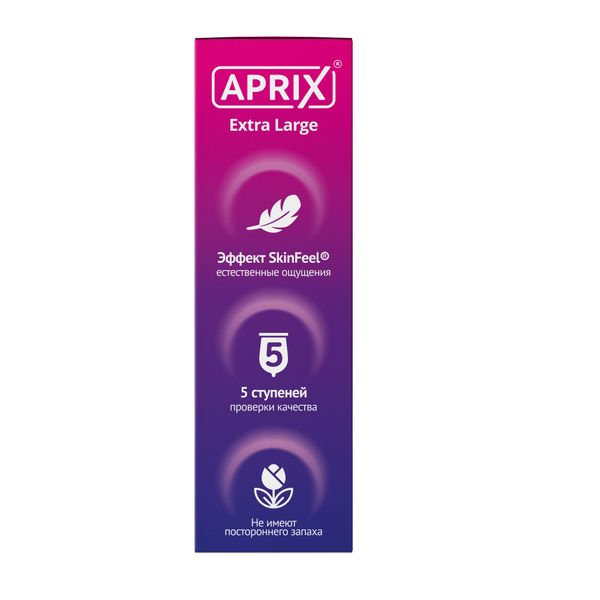 Презервативы экстра большие Extra large Aprix/Априкс 3шт фото №4