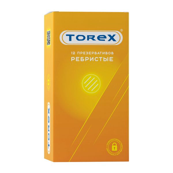 Презервативы ребристые Torex/Торекс 12шт презервативы классические torex торекс 3шт