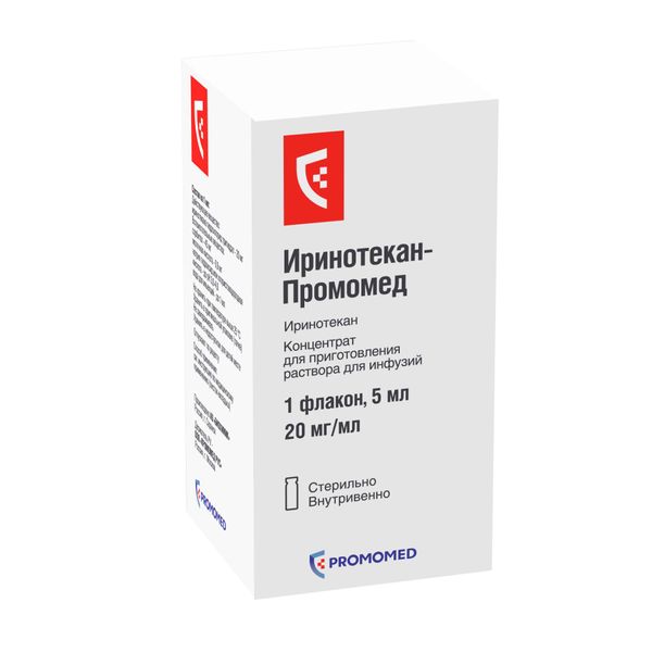 Иринотекан-Промомед концентрат для приг. раствора для инфузий 20мг/мл 5мл