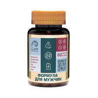 Формула для мужчин комплекс витаминов и минералов ClamPharm капсулы 60шт, миниатюра фото №4