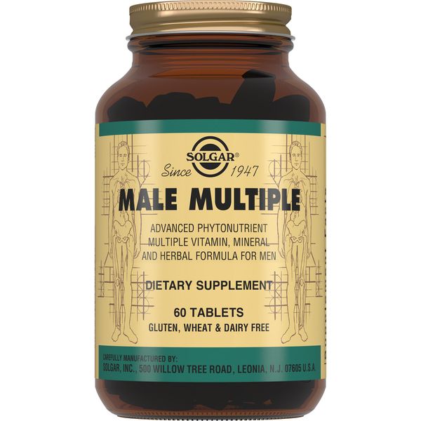 Мультивитаминный и минеральный комплекс для мужчин Solgar/Солгар таблетки 2090мг 60шт солгар мультивитаминный и минеральный комплекс для мужчин таб 60