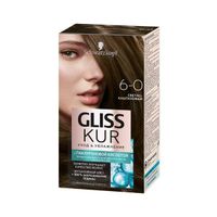 Краска для волос 6-0 светло-каштановый Gliss Kur/Глисс Кур 142,5мл миниатюра фото №2