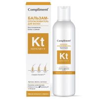 Бальзам-ополаскиватель для волос Восстановление, блеск и сияние Кератин+ Compliment/Комплимент 200мл