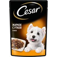 Корм влажный для взрослых собак жаркое с уткой в желе Cesar 85г