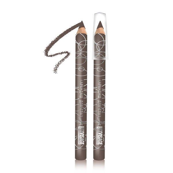 Карандаш для глаз Серо-коричневый Luxvisage тон 12 4г luxvisage карандаш для губ