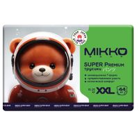 Подгузники-трусики для детей Super Premium Mikko bear 15-25кг 44шт р.XXL