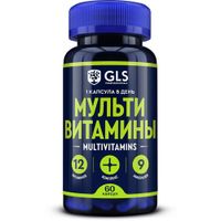 Мультивитамины 12+9 GLS капсулы 420мг 60шт, миниатюра фото №9