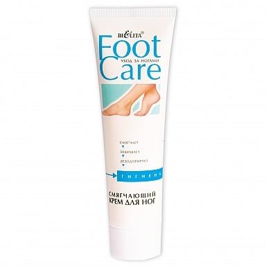 крем для ног смягчающий foot care белита 100мл Крем для ног смягчающий Foot Care Белита 100мл