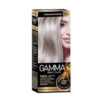 Крем-краска для волос пепельный блонд Gamma Perfect color Свобода тон 9.1