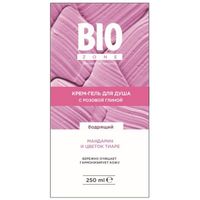 Крем-гель для душа с розовой глиной бодрящий BioZone/Биозон 250мл миниатюра