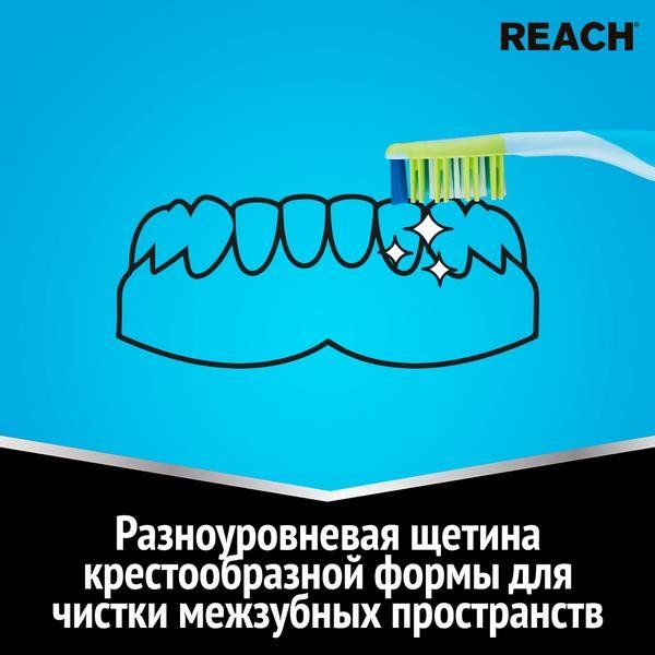 Щетка зубная жесткая Dualeffect Reach/Рич фото №6