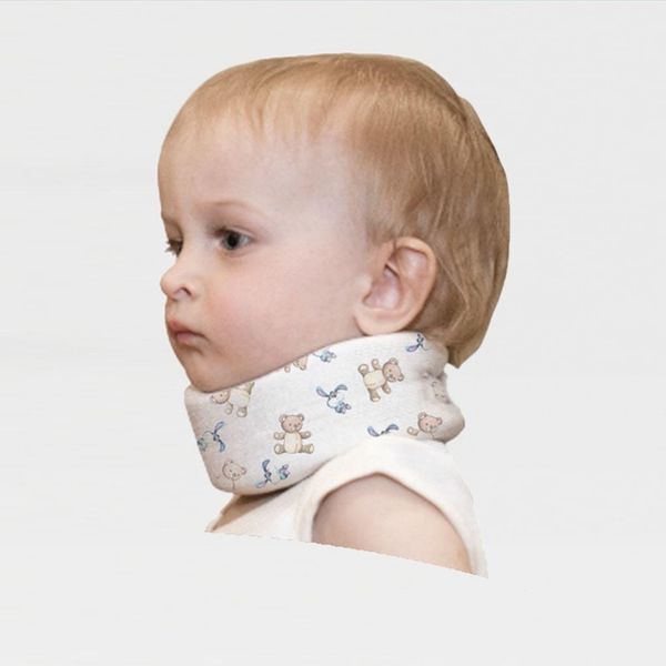Бандаж для фиксации шейного отдела позвоночника для новорожденных Экотен ОВ-001, белый, 27 см фото №2