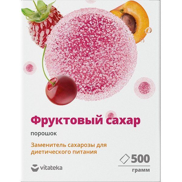 Фруктовый сахар (фруктоза) Vitateka/Витатека порошок 500г