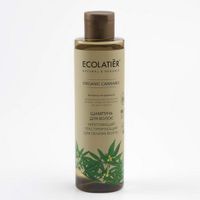 Шампунь укрепляющий Текстурирующий для объема волос Серия Organic Cannabis, Ecolatier Green 250 мл миниатюра