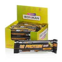 Батончик протеиновый ваниль в темной глазури 32 Protein Ironman 50г 12шт