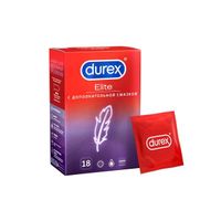 Презервативы Durex (Дюрекс) Elite гладкие сверхтонкие 18 шт.
