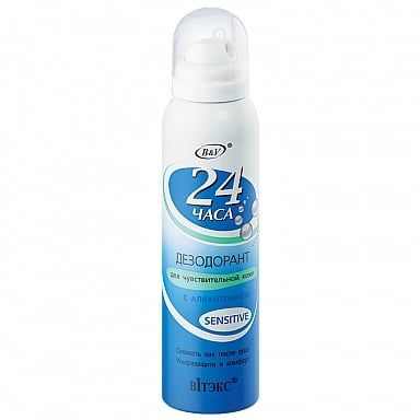 Дезодорант для чувствительной кожи с аллантоином 24 часа Sensitive Витэкс 150мл