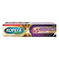 Крем для фиксации зубных протезов комплексная защита Professional Corega/Корега 40г миниатюра фото №4