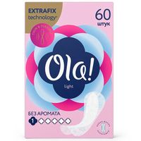 Прокладки ежедневные гигиенические женские тонкие стринг-мультиформ Light Ola! 60шт