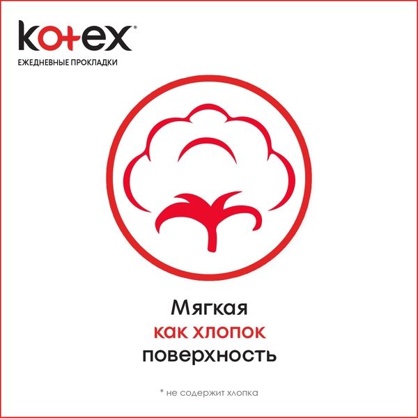 Прокладки ежедневные Normal Kotex/Котекс 20шт фото №3