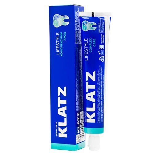 цена Паста зубная комплексный уход Lifestyle Klatz 75мл