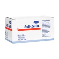 Тампоны спиртовые для инъекций Soft-Zellin/Софт-Целлин 60x30мм 100шт