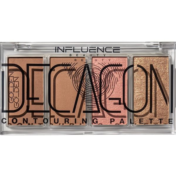 Палетка контуринга Golden decagon Influence Beauty 10г тон 01